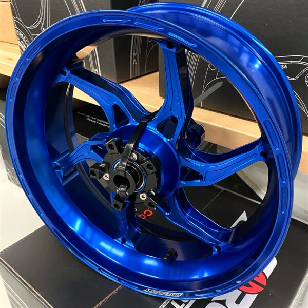 Kawasaki ZX14 All models 2006-2025 – Set of Wheels Apex-6 – Gloss Blue - Image 8