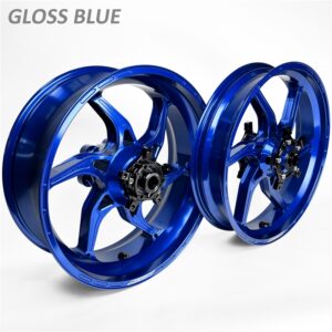 Kawasaki ZX14 All models 2006-2025 – Set of Wheels Apex-6 – Gloss Blue