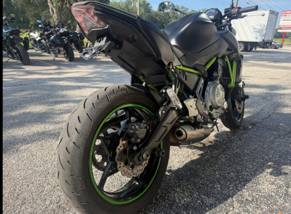 2019 KAWASAKI Z650 - BLACK/GREEN - ($5,900) - Image 7