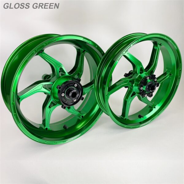 Kawasaki ZX14 All models 2006-2025 - Set of Wheels Apex-6 - Gloss Green
